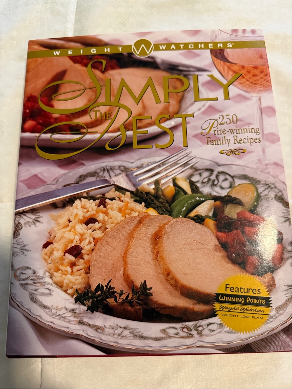 VTG Weight Watchers Simply The Best Cookbook Healthy Recipes 1997 Hardcover